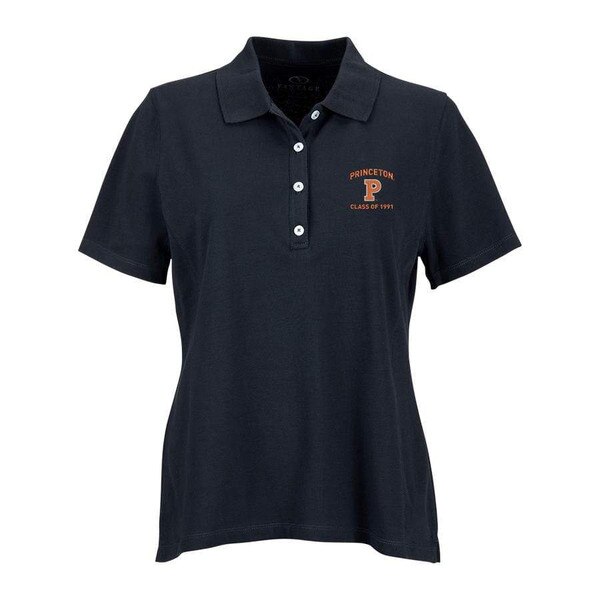 black polo with striped p